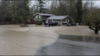 Heavy rain leads to damaging floods in western Washington [upl. by Lib]