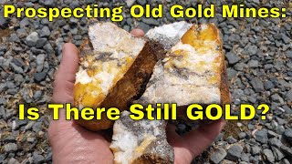 Gold Prospecting amp Sampling Old Gold Mines For Forgotten Gold [upl. by Little]