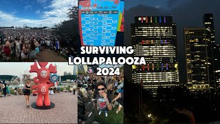 SURVIVING LOLLAPALOOZA over 100000 ppl [upl. by Simonsen401]