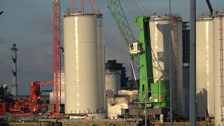 De haven van oostende grote werken op de REBOterminal [upl. by Etteiluj]