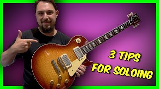 3 Tips For Improvising A Guitar Solo [upl. by Ennovy276]