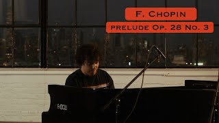 F Chopin Prelude in G major Op 28 No 3  MARTÍN GARCÍA GARCÍA Manhattan Unplugged [upl. by Rabbaj551]