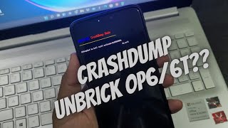 How to unbrick Oneplus 6 amp 6t  Stuck in Crashdump amp fastboot on unlocked bootloader [upl. by Anderegg]