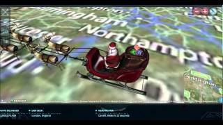 Norad Santa Tracker  The UK in 2014 [upl. by Nanji]