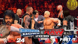 Its time for War Games 🔥 Smackdown vs Raw  WWE 2K24 MyRise [upl. by Ahsieym]