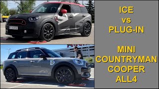 ICE vs PHEV  Mini Countryman Cooper ALL4  4x4testsonrollers [upl. by Thaine524]