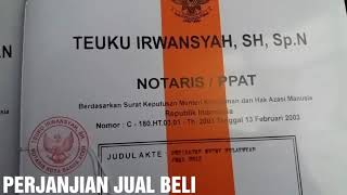 Notaris dan Perjanjian JUAL BELI [upl. by Morette]