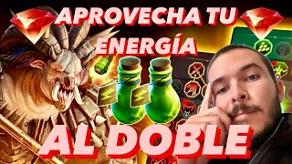 CONSEJO para AHORRAR ENERGÍA haciendo MAESTRÍAS con el MINOTAURO  RAID Shadow Legends [upl. by Eseeryt318]