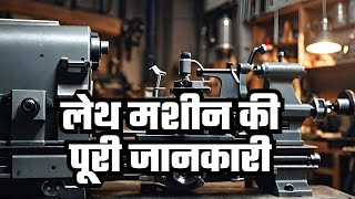 lathe machine lathe machine in hindi lathe machine parts and its functions lathe machine working [upl. by Beilul]