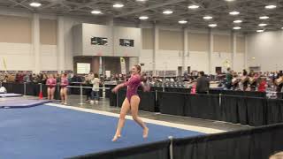 96 Floor Routine from Excalibur Cup [upl. by Ueihtam289]