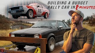 Building a 500 Corolla Into The Ultimate Budget Rally Car in 8 Minutes  BOOSTRODEO [upl. by Ablasor]