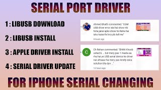 How To Fix Serial Port Driver  Port Not Show  Daig Boot  Purple Modeiphone [upl. by Kcam909]