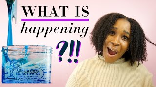 JHERI CURL JUICE ON NATURAL HAIR LUSTER’S WASH N GO  DAY 13 [upl. by Aelc519]