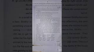 English SA1 question paper 8th class 2024charanstudios07love [upl. by Winthorpe147]