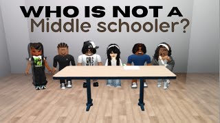 6 Middle Schoolers VS 1 Not in middle school Jubilee Roblox Edition [upl. by Norre]