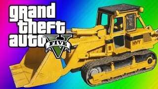 GTA 5 Online 2 Fun Jobs  Pool Divers amp Vehicle Bouncy Castle GTA 5 Funny Moments [upl. by Biddy]