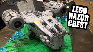 LEGO Mandalorian Razor Crest with Modular Interior [upl. by Dnamron]