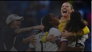 U S Womens Soccer Team Wins 5th Gold at Paris Olympics [upl. by Nerha]