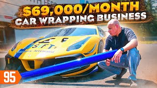 How to Start a 835KYear Car Wrapping Business [upl. by Wilow]