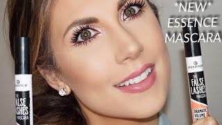 NEW ESSENCE THE FALSE LASHES MASCARA REVIEW  WHICH ONE IS BETTER  DEMO [upl. by Haisi259]