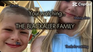 Making slime With the Blackaller’s 🩷🩷 [upl. by Arsuy]