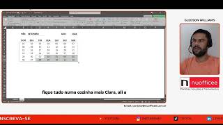 Como Criar Calendário no Excel [upl. by Atikim]