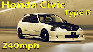 Forza Horizon 2  Honda Civic TypeR 240mph Gameplay [upl. by Noedig]