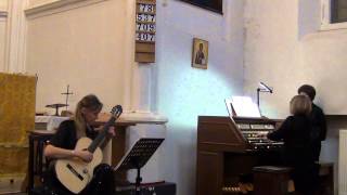 JSBach Chorale Prelude quotWachet auf ruft uns die StimmequotBWV645DUO guitaramporgan [upl. by Jonathon34]