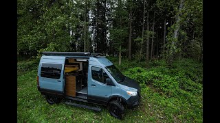 VAN TOUR TOPO  Momentum Vans 4x4 Sprinter Conversion  Seating and sleeping for 4 [upl. by Legge]