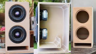 How To  Build a Subwoofer Box for Strato 8quot [upl. by Nodab]