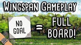 Wingspan Gameplay  No Goal Round 1 leads to a full board [upl. by Notse]