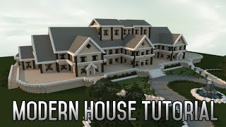 Minecraft Insane Modern House Tutorial Part 23 XboxPC 2015 FINALE [upl. by Dugan]