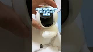 How to insert micro sd card in Tapo cctv camera Tapo camera cctvcamera cctv [upl. by Gabel]