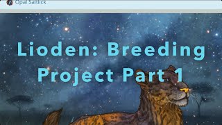 Lioden Breeding Project Part 1 [upl. by Eeloj]