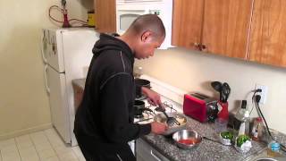 Cooking with Alex Baked Chicken amp Brown Rice Stuffed Peppers [upl. by Lovett]