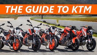 KTM 2024 Street Motorcycle Line Up Explained [upl. by Janot472]