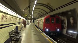 London Underground 1960 Stock L133 TRC666 and L132 passing Mornington Crescent [upl. by Anahsat]