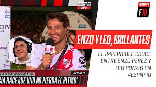 ¿Cómo se lleva el titular con el suplente en River BRILLANTE cruce entre Enzo Pérez y Ponzio [upl. by Siusan]