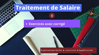 Traitement de salaire 8 Exercice enregistrement comptable de la paie [upl. by Urias832]