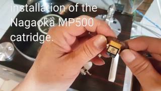 Placement the Nagaoka MP500 on Micro Seiki MA 505  dynamic balance tonearm [upl. by Notwal17]