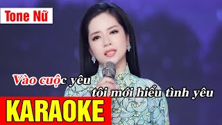 KARAOKE LK Một Thuở Đam Mê Vòng Tay Giữ Trọn Ân Tình  TONE NỮ [upl. by Atikahs601]