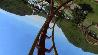 ハリケーン姫センRollerCoasterRideView Hurricane Japan Himeji [upl. by Kassey610]