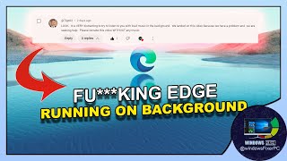 Disable Microsoft Edge Background Activity on Windows 10 amp 11 Advanced [upl. by Heall]