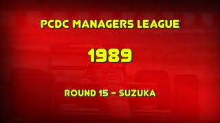 PCDC Managers League  Round 15  Suzuka [upl. by Imef]