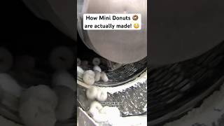 How Mini Donuts 🍩 are actually made 😳 minidonuts donuts doughnut [upl. by Gnof]