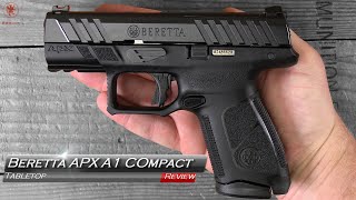 Beretta APX A1 Compact Tabletop Review and Field Strip [upl. by Asiret304]