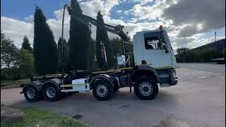 2019 DAF 8x4 Hook Loader  HY69 DXK [upl. by Garda599]