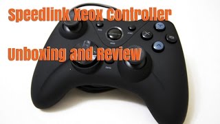 Speedlink Xeox Pro USB Gamepad  Unboxing and Review [upl. by Llekcm294]