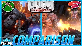 Doom Eternal Android  Xbox xCloud vs Google Stadia  Mobile Gameplay [upl. by Kilroy]