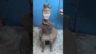 Bholenath murti makingmahadev idols makings shorts13 [upl. by Anyek]